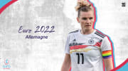 Alexandra Popp , la capitaine allemande s'attaque à l'Euro 2022