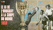 Le XI de l'Uruguay lors de la Coupe du Monde 1950
