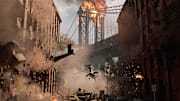 Battlefield 6 screenshot of a battle on the streets of New York City.