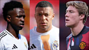 Vinicius, Mbappé and Højlund are in the headlines.