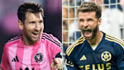 Lionel Messi (left) and Thomas Müller (right) could meet for the 11th time in the 2025 MLS Cup final. 