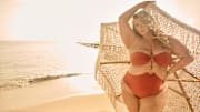 Hunter McGrady was photographed by Yu Tsai in Mexico. Swimsuit by BFYNE.