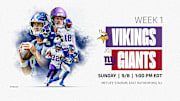 Week 1 Vikings vs Giants