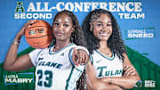 Tulane basketball duo Amira Mabry and Kendall Sneed have secured Preseason All American Conference Honors