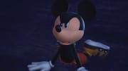 Mickey Mouse loses his shirt at the end of Kingdom Hearts 0.2 Birth by Sleep -A Fragmentary Passage-