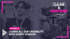 GLHF podcast cover with Sandy Gordon and Shovel Knight.