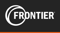 Frontier Developments logo in white on dark background.