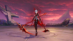 Genshin impact screenshot of The Knave as a boss.