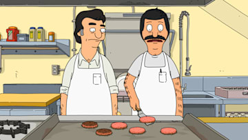 BOB'S BURGERS: When Bosco goes to Bob needing to learn how to make a burger for an undercover mission to oust criminal and burger joint owner Vincent Balicki, it becomes obvious that the sergeant is severely lacking in cooking knowledge. As Bob’s family constantly halts any progress in Bob’s lessons, Bosco, still unseasoned, goes to his interview, only to meet with his potential criminal employer again back at Bob’s Burgers for a spontaneous burger-making test on the all-new "To Catch A Beef"