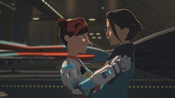 STAR WARS RESISTANCE - "Rebuilding the Resistance" -Resistance recruits need an escort getting off of Dantooine, but, unfortunately, Tam is assigned to destroy the recruits. This episode of "Star Wars Resistance" airs Sunday, Jan. 19 (6:00-6:30 P.M. EST) on Disney XD and (10:00-10:30 P.M. EST) on Disney Channel. (Disney Channel)
TORRA DOZA, VENISA DOZA