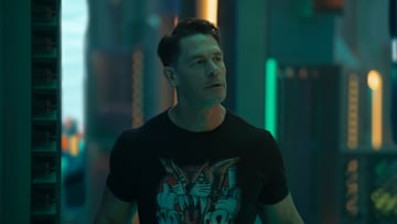 John Cena in Peacemaker season 2. Photograph by Jessica Miglio/HBO Max
