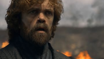 Peter Dinklage as Tyrion Lannister in Game of Thrones season 8. Photograph by Courtesy of HBO.