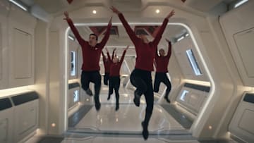 Christina Chong as La’an in Star Trek: Strange New Worlds streaming on Paramount+, 2023. Photo Credit: Best Possible Screengrab/Paramount+
