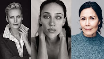 (L to R) Synnøve Macody Lund, Isabella Bucceri, and Nukâka Coster-Waldau, new cast members for The Wheel of Time season 3.