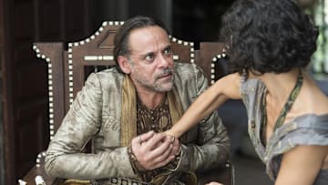 Alexander Siddig (Doran Martell) and Indira Varma (Ellaria Sand) in Game of Thrones season 6.