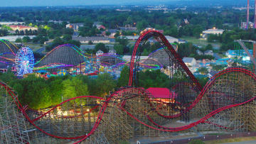 Hersheypark Night Image. Image Credit to Hersheypark. 