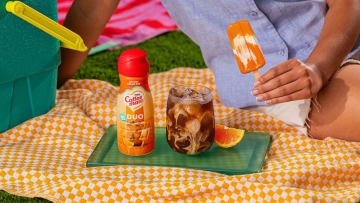 Coffee mate releases Orange Cream Pop Creamer. Image Credit to Coffee mate. 