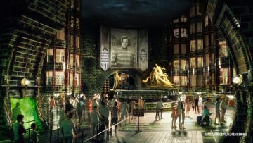 Harry Potter and the Battle at the Ministry, Epic Universe, Wizarding World of Harry Potter Ministry of Magic, photo provided by Universal Orlando