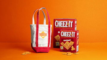 NEW Cheez-It Mini Cheez-Tote is this fall’s hottest accessory. Image Credit to Cheez-It. 