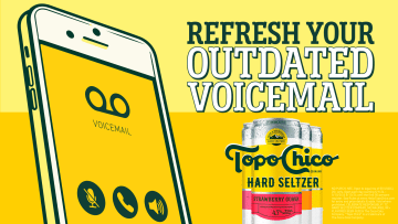 Hello You've Reached Topo Chico Hard Seltzer Brand Key Visual