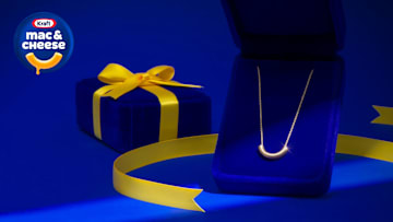 Kraft Mac & Cheese Gold Macaroni Necklace