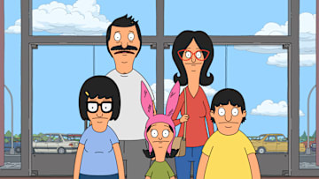 BOB'S BURGERS: On a Belcher family trip to the mall, Tina is mistaken for a sleeping boy's girlfriend. Meanwhile, Gene and Louise are turned loose on motorized animals, Linda disrupts a book reading and Bob struggles to shop for acceptable pants in the "Legends of the Mall" episode of BOBÕS BURGERS airing Sunday, Nov. 3 (9:00-9:30 PM ET/PT) on FOX. BOB'S BURGERSª and © 2019 TCFFC ALL RIGHTS RESERVED. CR: FOX