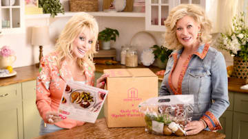 Dolly Parton and Rachel Parton George for Home Chef Good Lookin' Cooking Kits