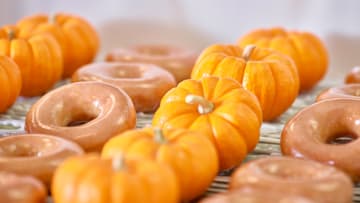 Krispy Kreme Pumpkin Spice Glaze Doughnuts