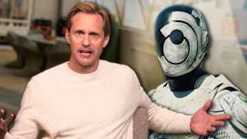 Alexander Skarsgård plays Murderbot in Apple TV+'s new sci-fi series Murderbot