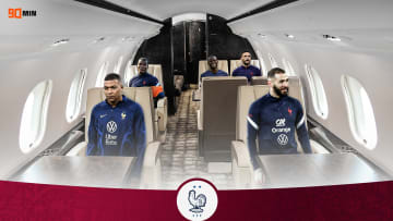 L'avion de l'équipe de France pour le Mondial 2022 au Qatar se prépare