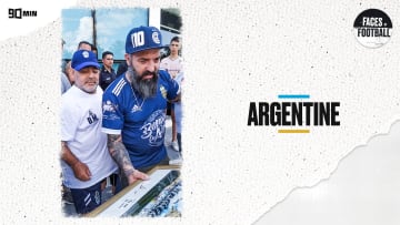 Pepe Perretta avec la légende de l'Argentine, Diego Armando Maradona