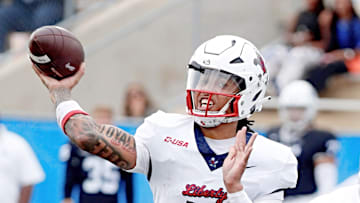 Former Liberty quarterback Kaidon Salter could be Auburn's top target in the transfer portal.