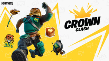 During Crown Clash, players can compete in Fall Guys to earn additional rewards in Fortnite and Rocket League.