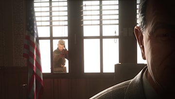 Ocelot in the Ending cutscene in MGS Delta.