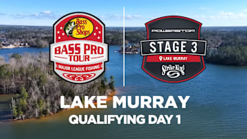 Day One Stage Three of Bass Pro Tour on Lake Murray