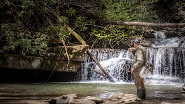 There is a peace and quiet found in fishing small water deep in the woods. 