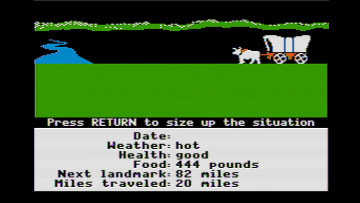 “Ohhhhhhhhh-regon Trail, where the dysentery comes sweeping down the plains.”