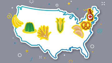 Not all regions with a food-inspired name are represented on the map.