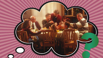 One of the few days this family probably used their dining rooms.