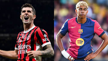 Christian Pulisic (left) starred for AC Milan last season.