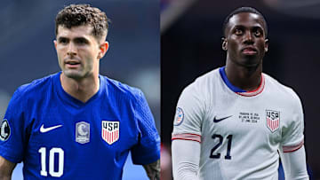 Christian Pulisic (left) and Tim Weah (right) are back in the squad. 