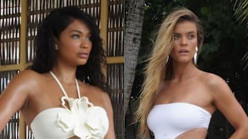 Chanel Iman and Nina Agdal