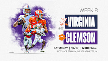 CFB Week 8: Virginia vs.Clemson