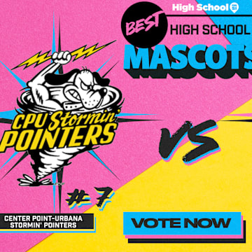 The Center Point-Urbana Stormin' Pointers (Iowa) take on the Annandale Atoms in Round 2 of our national high school mascot tournament.