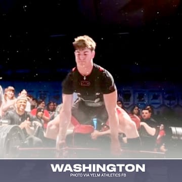 Yelm powerlifter Mason Embrey voted SBLive WA athlete of week for April 28-May 3.