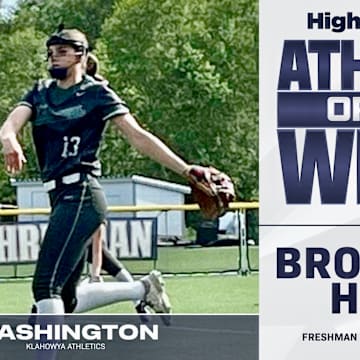 Klahowya softball player Brooklyn Hart voted SBLive WA athlete of week for May 5--May 10..