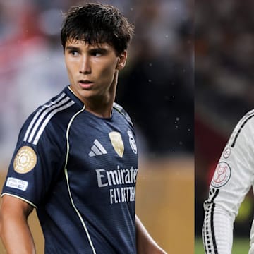 Gonzalo García (left) and Endrick are two of Real Madrid’s most promising young stars.