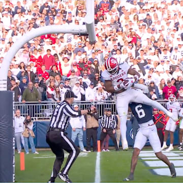 Gus Johnson and Joel Klatt could not believe Omar Cooper Jr.’s game-changing touchdown catch.