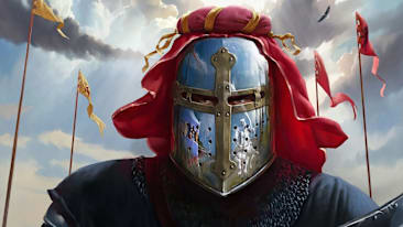 Crusader Kings 3 artwork of a knight.