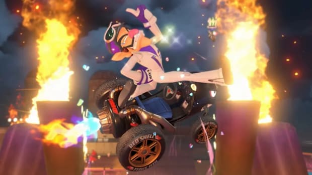 Mario Kart World Waluigi